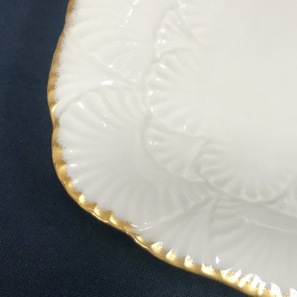 Vintage Lenox Hors d'Oeuvres Dish and Candy Dish with 24K Gold Trim - Picture 4 of 12